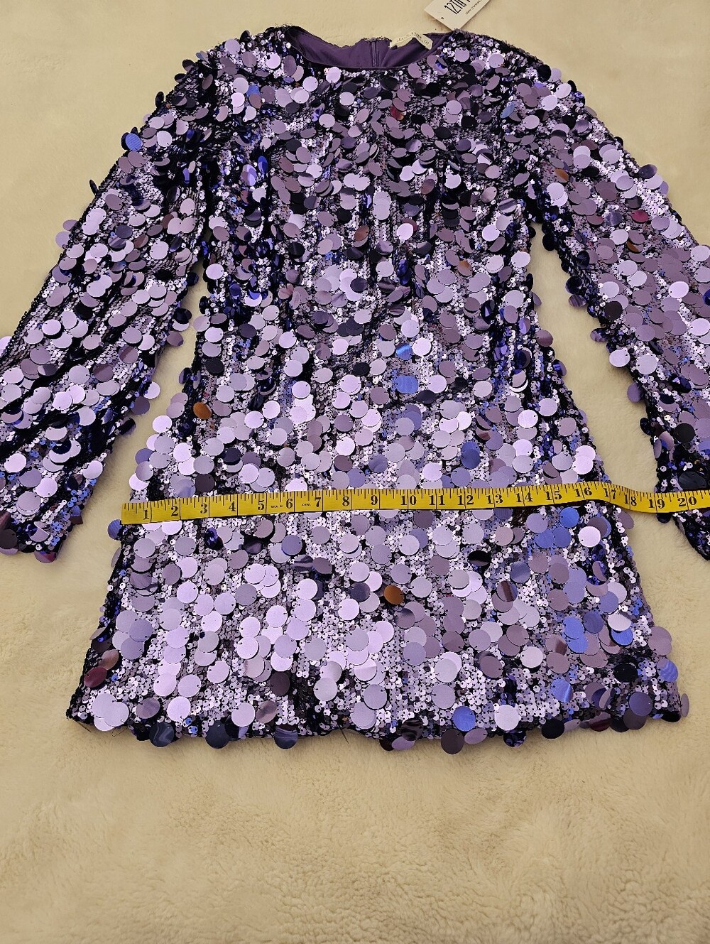 New 12th Tribe Pippa Payette Long Sleeve Mini Dress Size Small - Picture 7 of 12